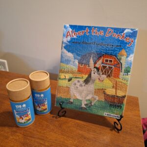 120 Piece Jigsaw Puzzle of Albert the Donkey